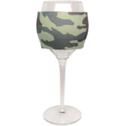 Wine Glass - Green Camo