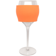 Wine Glass - Neon Orange